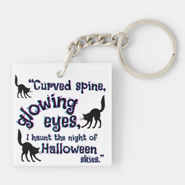 halloween schlüsselanhänger (Rückseite)