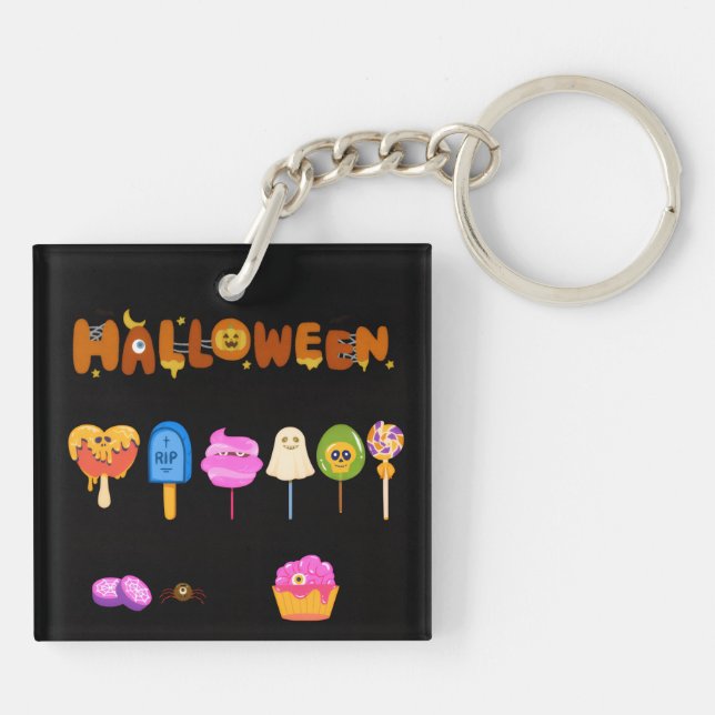 halloween schlüsselanhänger (Rückseite)