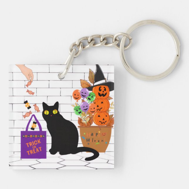 halloween schlüsselanhänger (Rückseite)