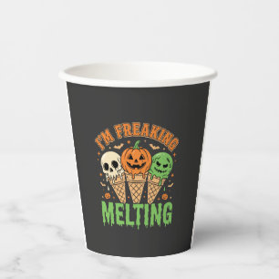 Halloween Schmelzendes Eis Pappbecher