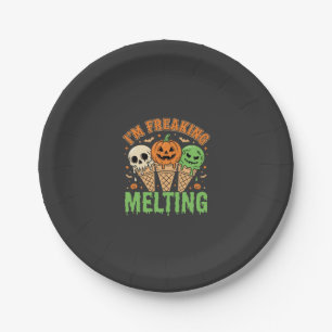 Halloween Schmelzendes Eis Pappteller
