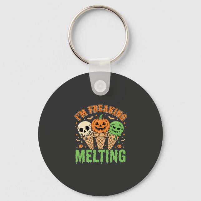 Halloween Schmelzendes Eis Schlüsselanhänger (Vorderseite)