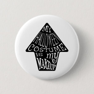 Halloween Schminke Button