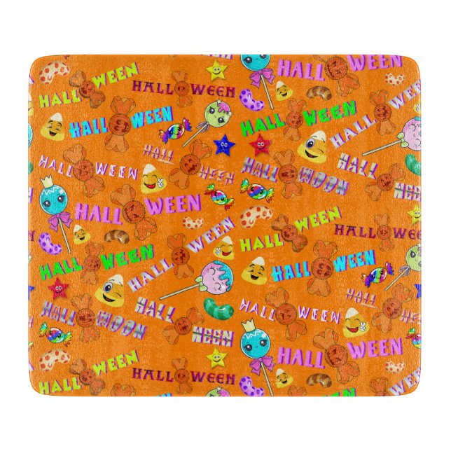 Halloween Schneidebrett (Vorderseite)