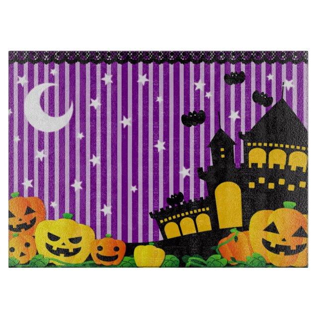 Halloween Schneidebrett (Vorderseite)