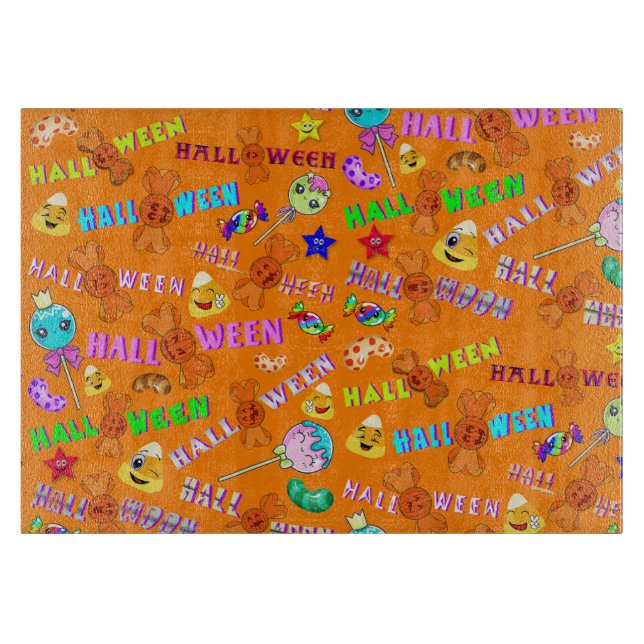 Halloween Schneidebrett (Vorderseite)