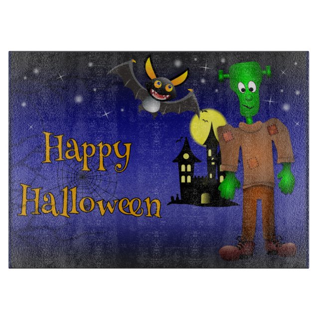 Halloween Schneidebrett (Vorderseite)