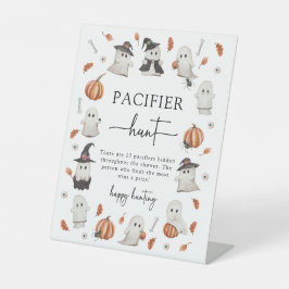 Halloween Schnuller Sign Sockelschild