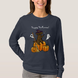 Halloween Schokolade Labrador Cartoon 2 T-Shirt