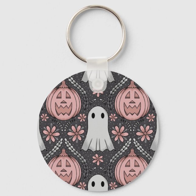 Halloween-Schönheit  Schlüsselanhänger (Vorderseite)