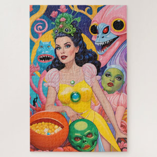 Halloween-Schönheitsszene - Ken Gage Art Puzzle