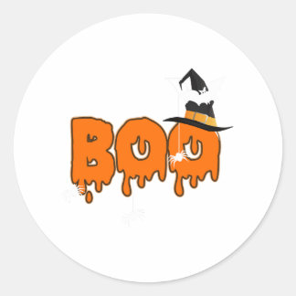 Halloween Schreck Runder Aufkleber