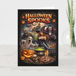 Halloween-Schrecken Feiertagskarte