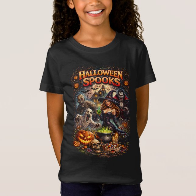 Halloween-Schrecken T-Shirt (Vorderseite)