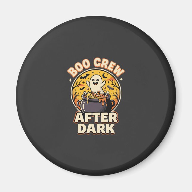 Halloween-Schreckens-Crew-Abzeichen Magnet (Vorne)