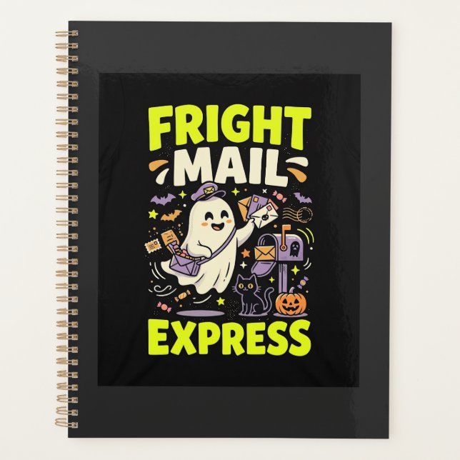 Halloween-Schreckens-Mail-Express Planer (Vorderseite)