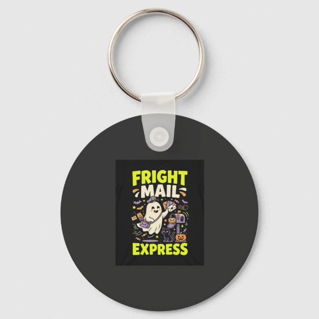 Halloween-Schreckens-Mail-Express Schlüsselanhänger (Vorderseite)
