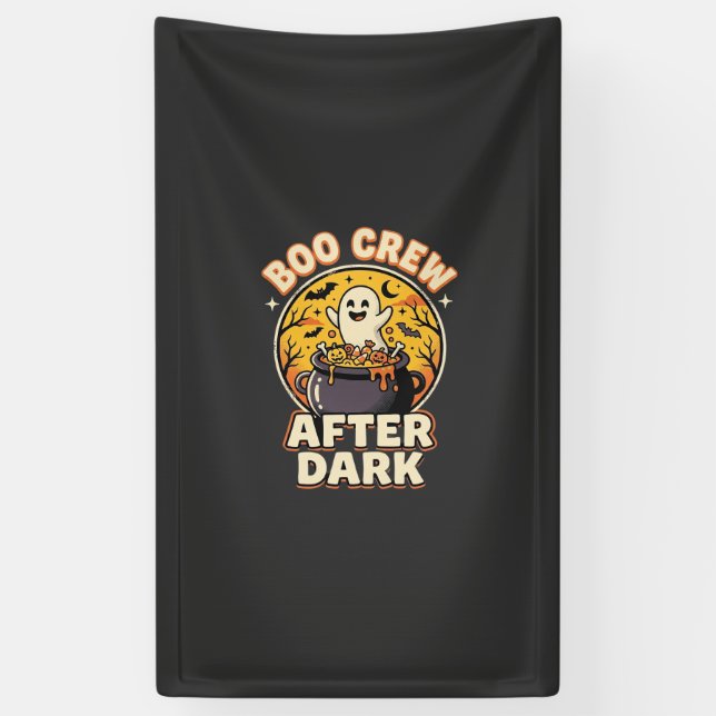 Halloween Schreckenscrew-Abzeichen Banner (Vertikal)