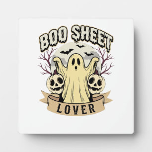 Halloween Schreckgespenst Liebhaber Geist Mond Fotoplatte