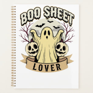 Halloween Schreckgespenst Liebhaber Geist Mond Planer