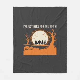 Halloween-Schreckgespenst-Silhouette Fleecedecke