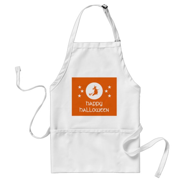 Halloween-Schürze, Orange Schürze (Vorne)