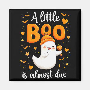 Halloween-Schwangerschaftsankündigung Ein kleiner  Magnet