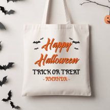 Halloween-Schwarzbats-Trick oder Tasche der Behand