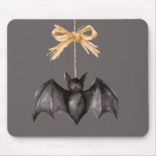Halloween schwarze Fledermaus Mousepad