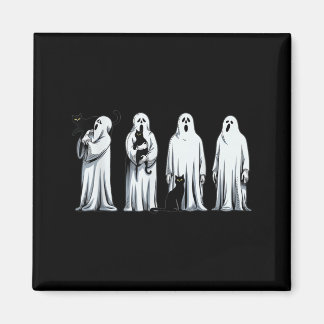 Halloween schwarze Katze Geist Gruselige Jahreszei Magnet