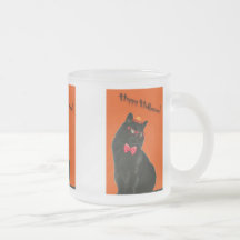 Halloween-Schwarze-Katze-Glas-Tasse-Variety-Set