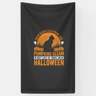 Halloween-Schwarze-Katze-Kürbis-Mond-Design_1 Banner