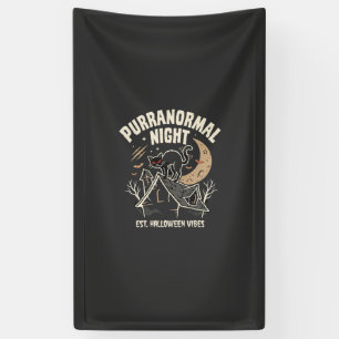 Halloween-Schwarze-Katze-Mond (2) Banner