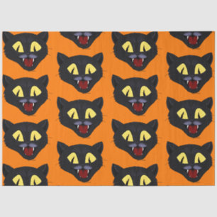 Halloween-Schwarze Katze Seidenpapier