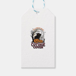 Halloween-Schwarze Katzen Vintage Coven Kürbis Kun Geschenkanhänger