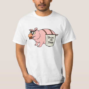 Halloween-Schwein-T - Shirt