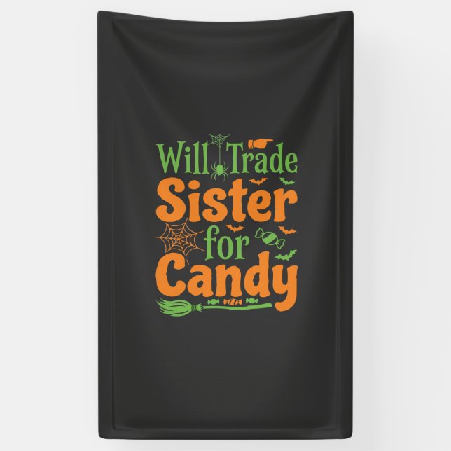 Halloween-Schwester-Candy-Handelsdesign_1 Banner (Vertikal)