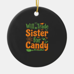 Halloween-Schwester-Candy-Handelsdesign_1 Keramik Ornament
