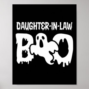 Halloween-Schwiegersohn-Boo-Matching-Familie Poster