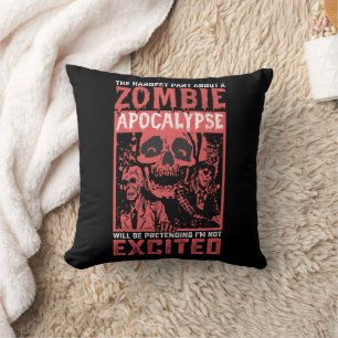 Halloween Schwierigster Teil über Zombie-Apokalyps Kissen