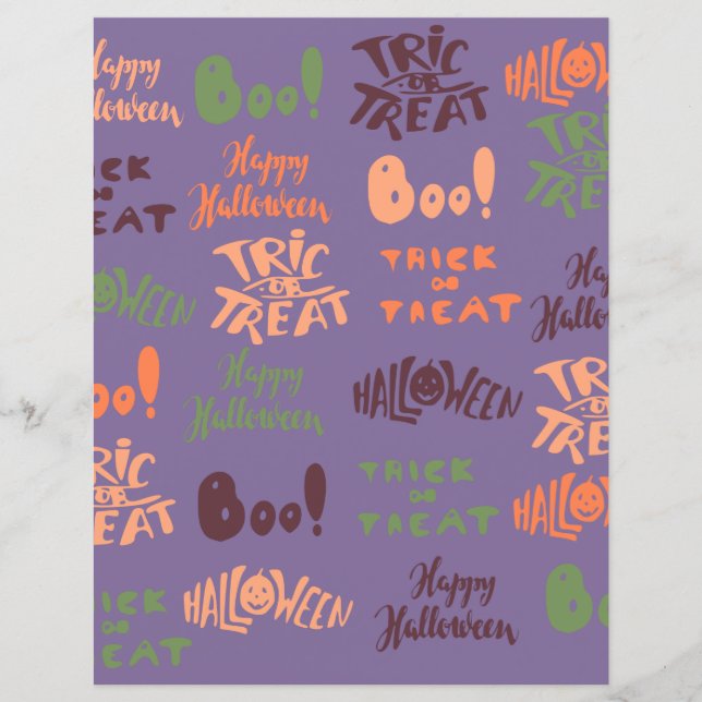 Halloween Scrapbook (Vorderseite)