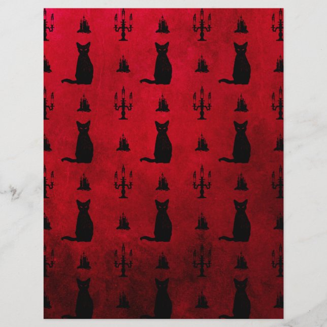 Halloween Scrapbook Paper (Vorderseite)