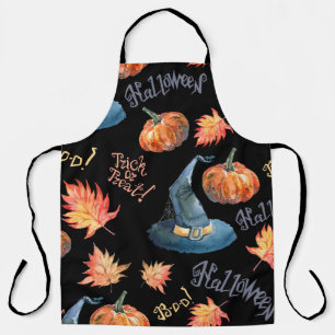 Halloween seamless pattern with halloween pumpkin, schürze