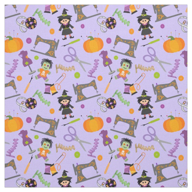 Halloween Seamstress Nähbegriffe Stoff (Muster)