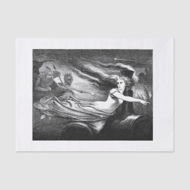 Halloween Seidenpapier (Vorderseite)