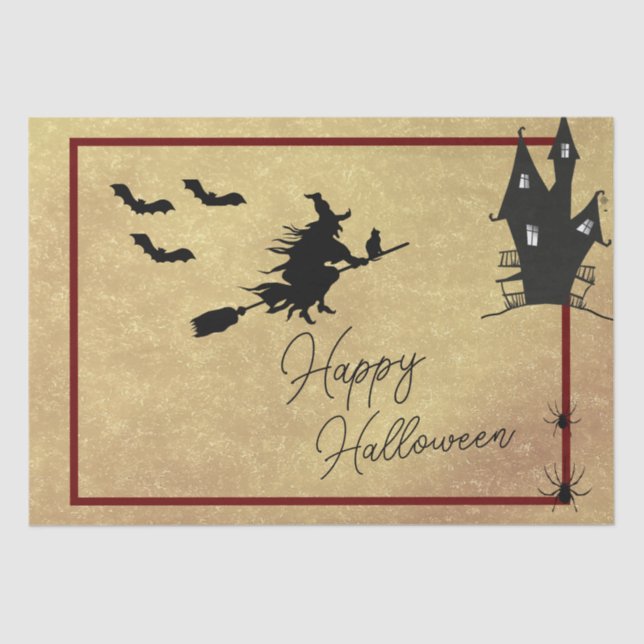 Halloween Seidenpapier (Vorderseite)