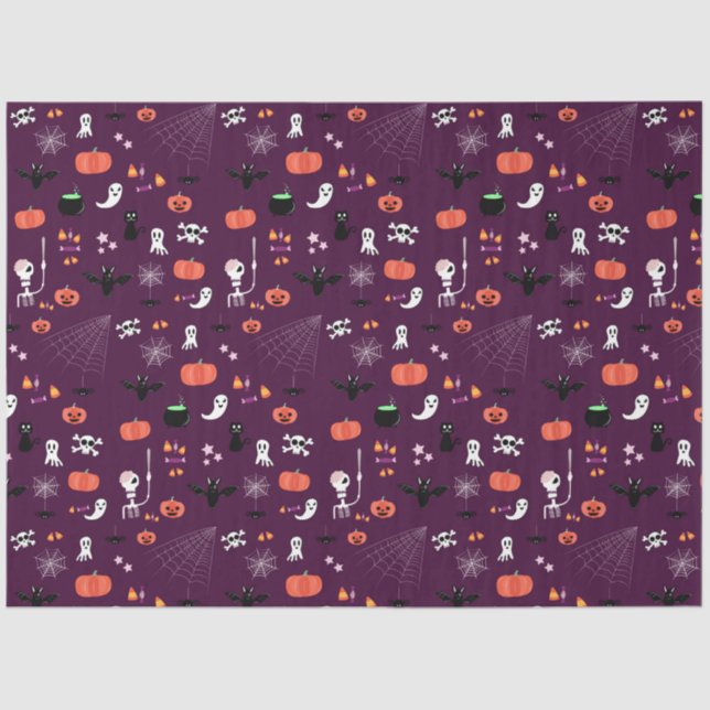 Halloween Seidenpapier (Vorderseite)