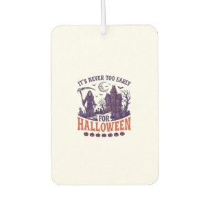 Halloween Sensenmann im Spukhaus Nie zu früh Autolufterfrischer