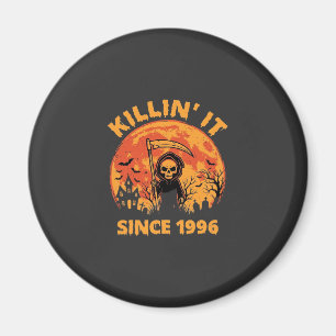 Halloween Sensenmann seit 1996 Geburtstagsdesign_1 Magnet