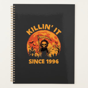 Halloween Sensenmann seit 1996 Geburtstagsdesign_1 Planer